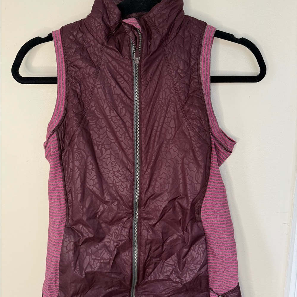 Purple and Pink Quilted Vest
